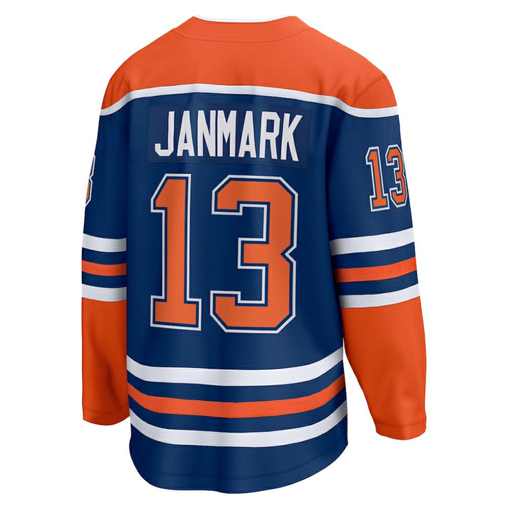 Mattias Janmark Edmonton Oilers Fanatics Home Breakaway Jersey - Royal | Fanatics near me