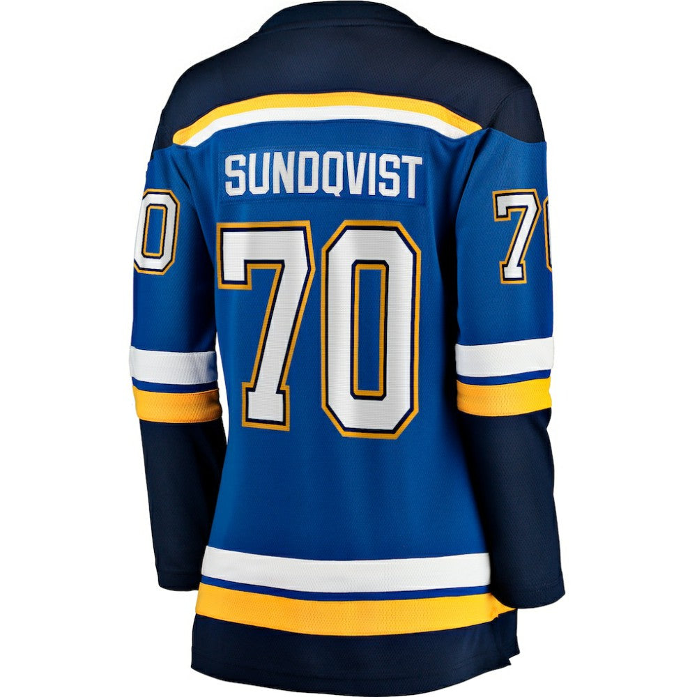 Oskar Sundqvist St. Louis Blues Fanatics Women's Home Breakaway Player Jersey - Blue | Fanatics Lifestyle