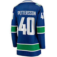 Elias Pettersson Vancouver Canucks Fanatics Women's Home Breakaway Player Jersey - Blue | Fanatics online