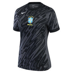 Nike - Brazil National Team Women's 2024 Goalkeeper Replica Stadium Jersey - Anthracite