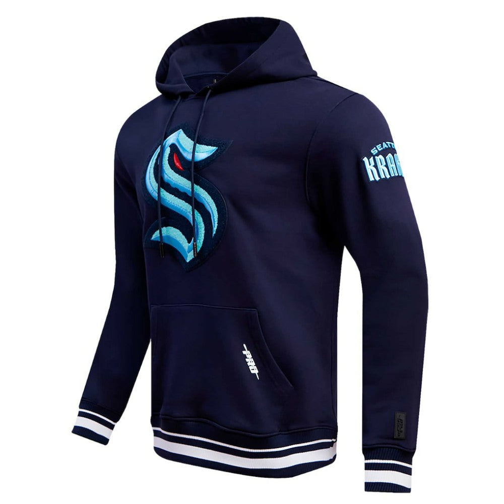 Seattle Kraken Pro Standard Retro Classic Fleece Pullover Hoodie - Deep Sea Blue | NHL online
