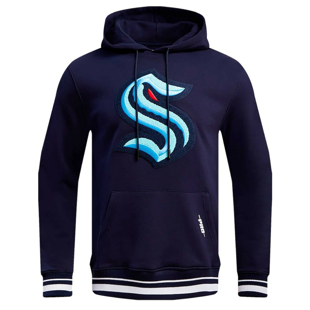 Seattle Kraken Pro Standard Retro Classic Fleece Pullover Hoodie - Deep Sea Blue | NHL online