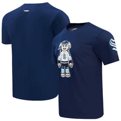 Seattle Kraken Pro Standard Mascot T-Shirt - Deep Sea Blue | NHL discount