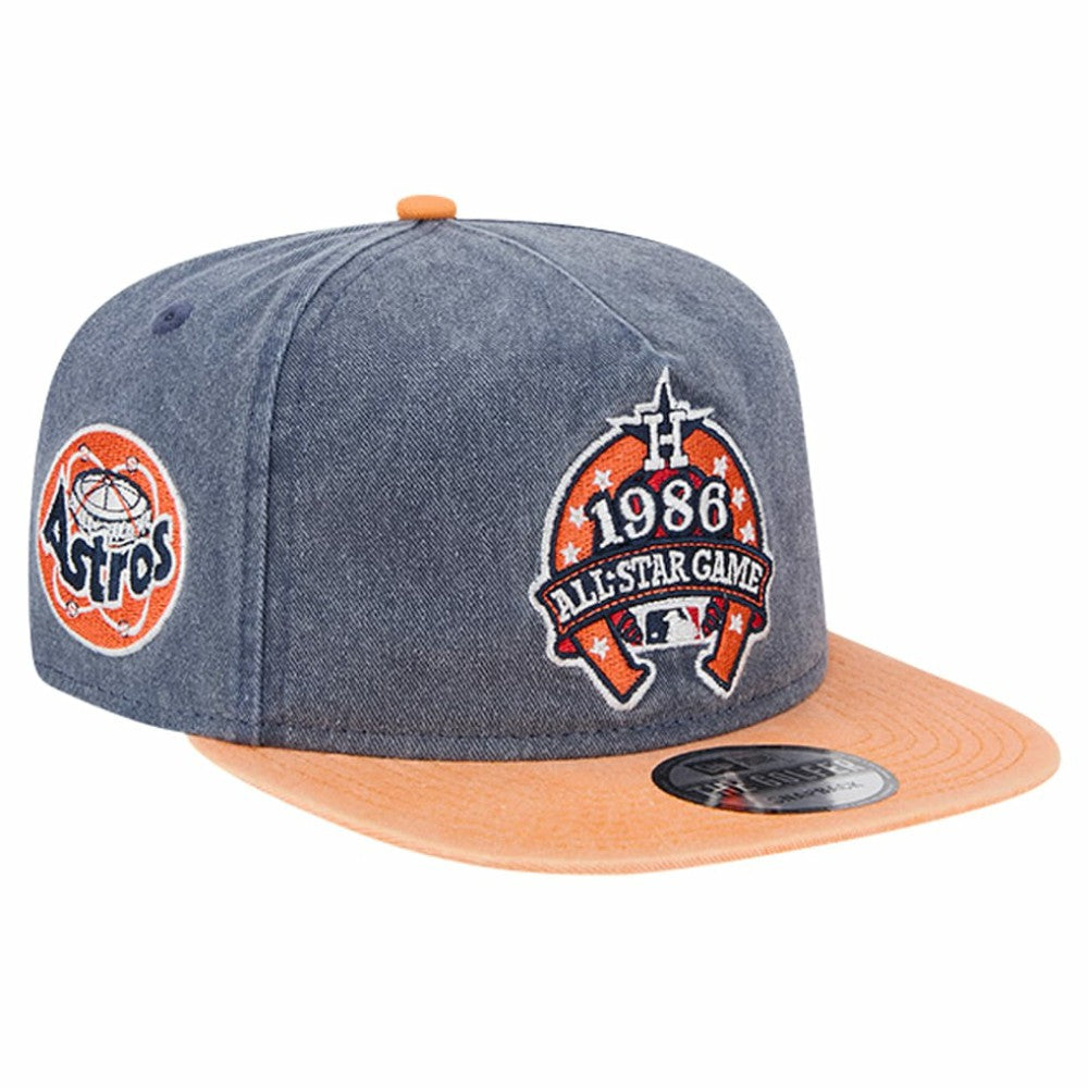 Houston Astros New Era 1986 MLB All-Star Game Pigment Dye Golfer  Snapback Hat Discount