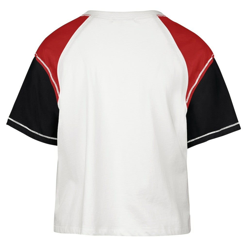 47 brand Chicago Bulls '47 Women's Premier Raglan Cropped T-Shirt Cream