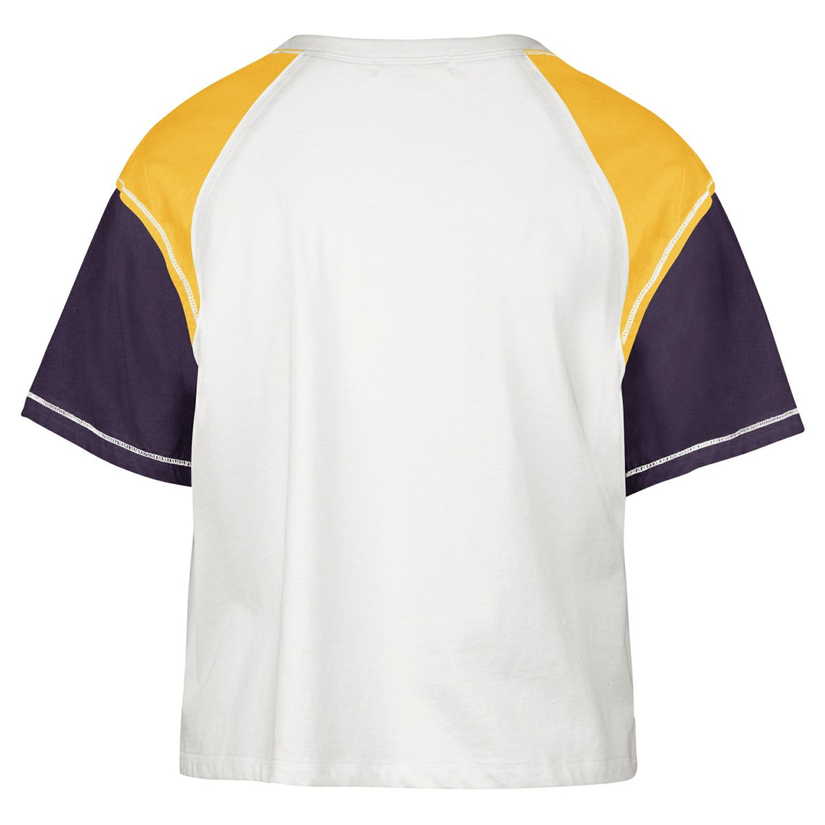 47 brand Los Angeles Lakers '47 Women's Premier Raglan Cropped T-Shirt Cream