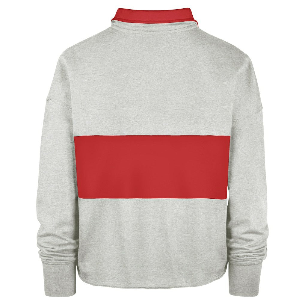47 brand Chicago Bulls '47 Women's Breakthrough Remi Quarter-Zip Jacket Heather Gray