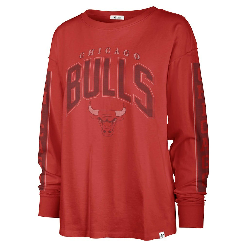 47 brand Chicago Bulls '47 Women's Tomcat Long Sleeve T-Shirt Red