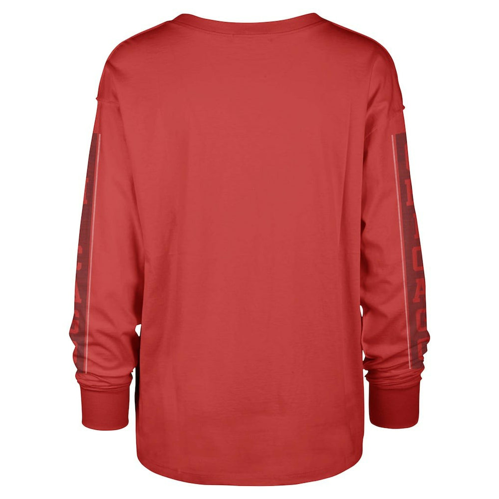 47 brand Chicago Bulls '47 Women's Tomcat Long Sleeve T-Shirt Red