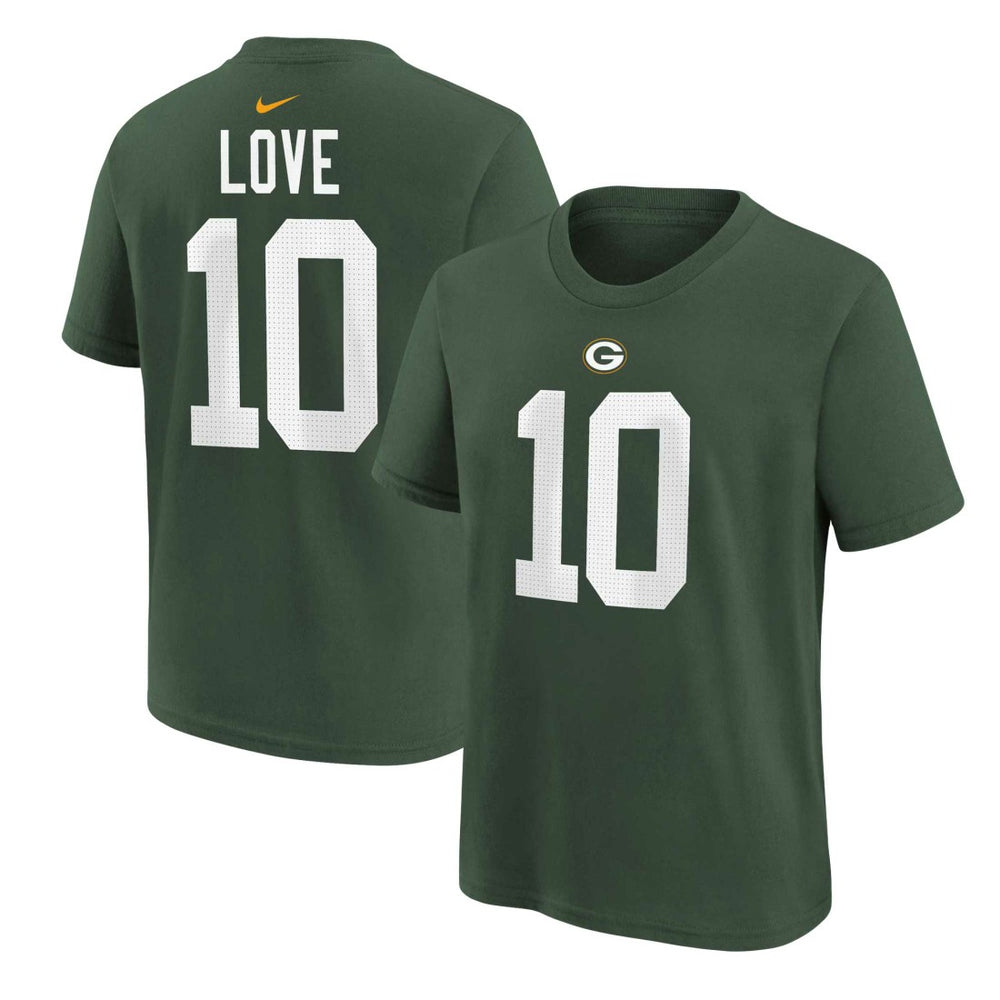 Jordan Love Green Bay Packers Preschool Player Name & Number T-Shirt - Green - Nike