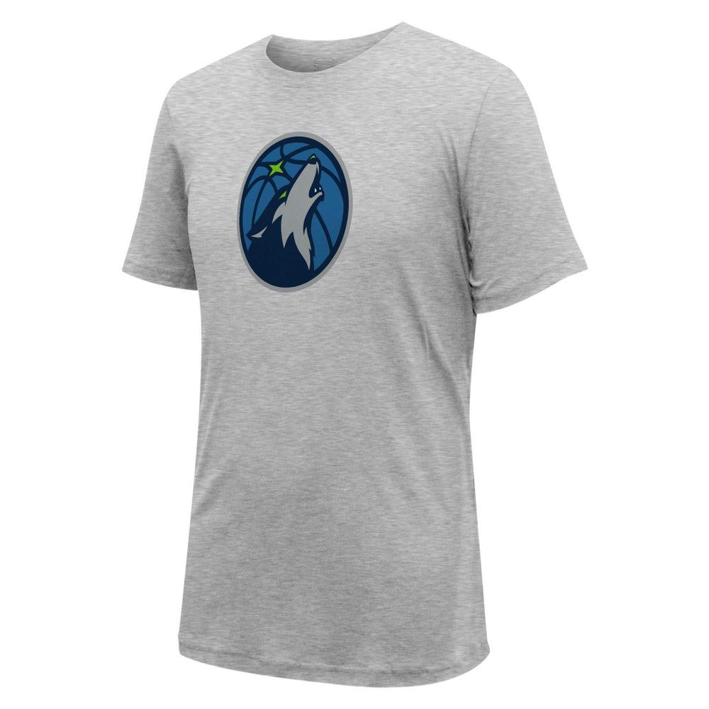 Minnesota Timberwolves Stadium Essentials Unisex Primary Logo T-Shirt Gray