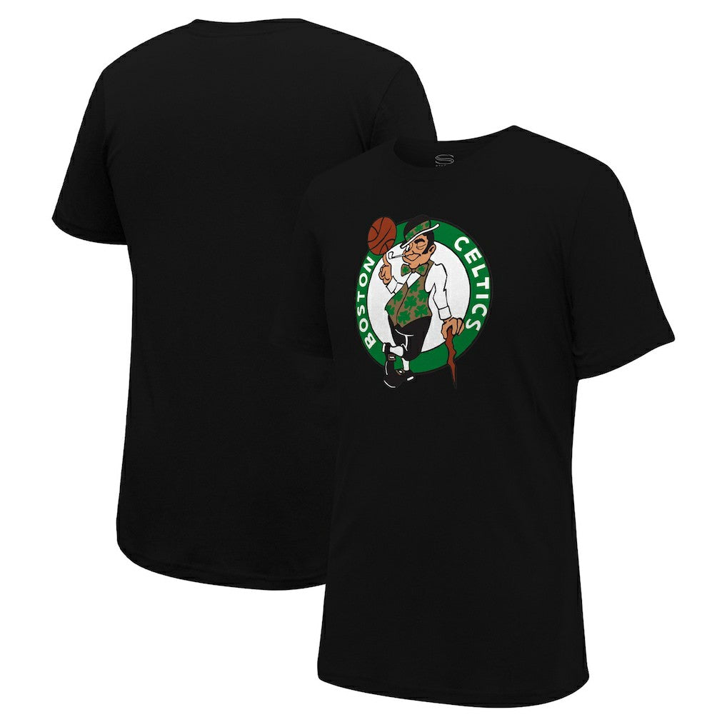 Boston Celtics Stadium Essentials Unisex Primary Logo T-Shirt Black