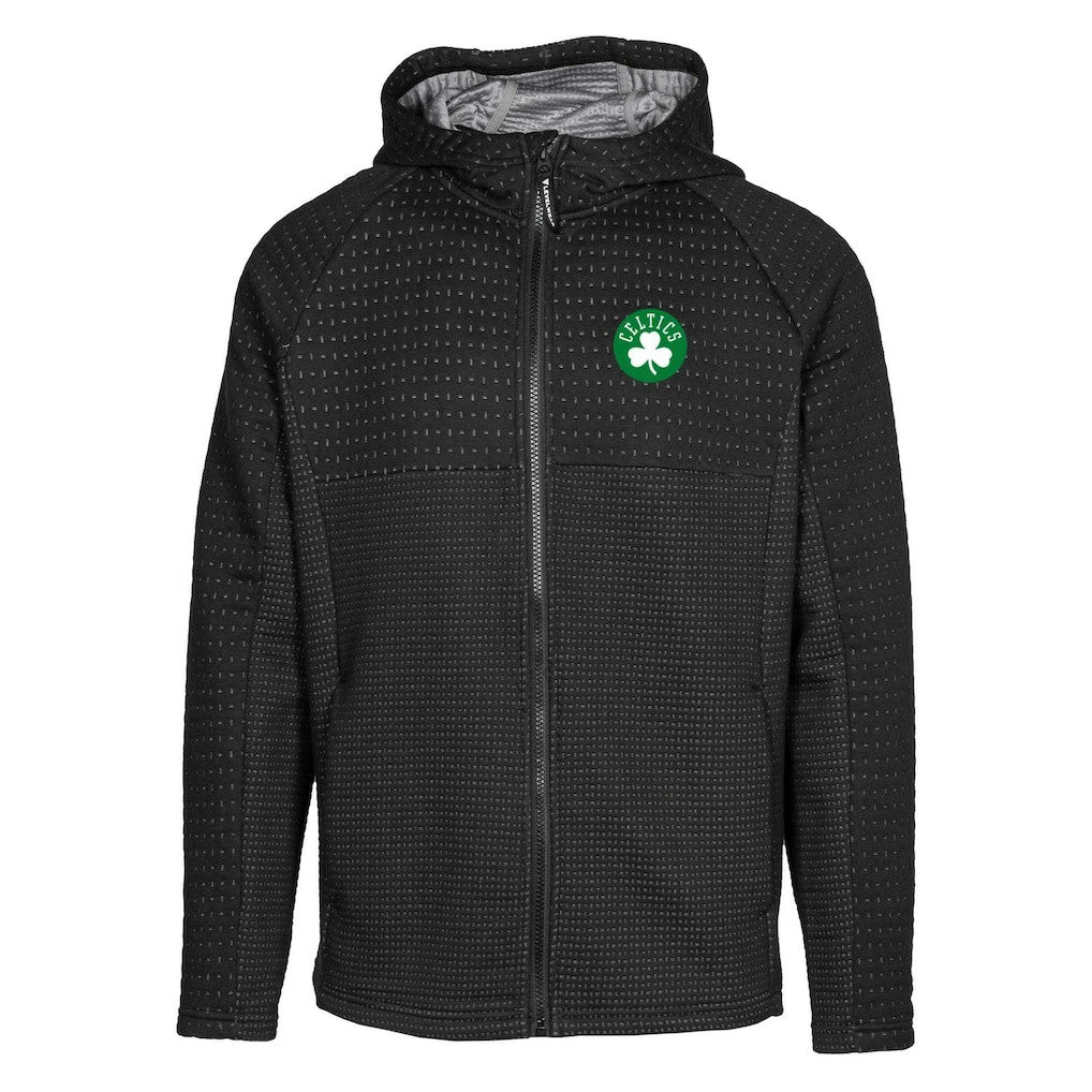 Boston Celtics Levelwear Durham Insignia Core Full-Zip Hoodie Black