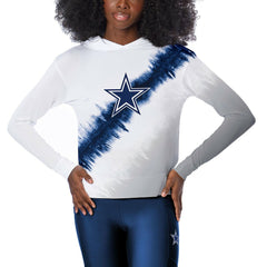 Dallas Cowboys Certo Women's Rundown Lightweight Pullover Hoodie - White - NFL