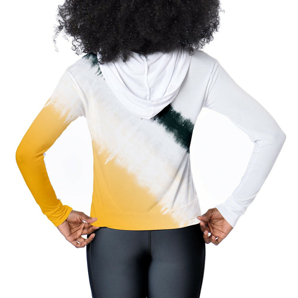 Green Bay Packers Certo Women's Rundown Lightweight Pullover Hoodie - White - NFL