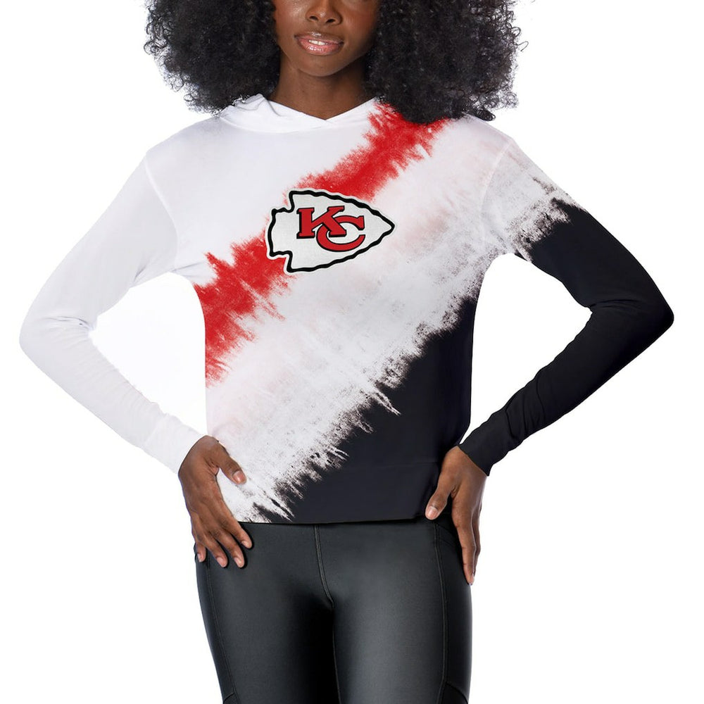 Kansas City Chiefs Certo Women's Rundown Lightweight Pullover Hoodie - White - NFL