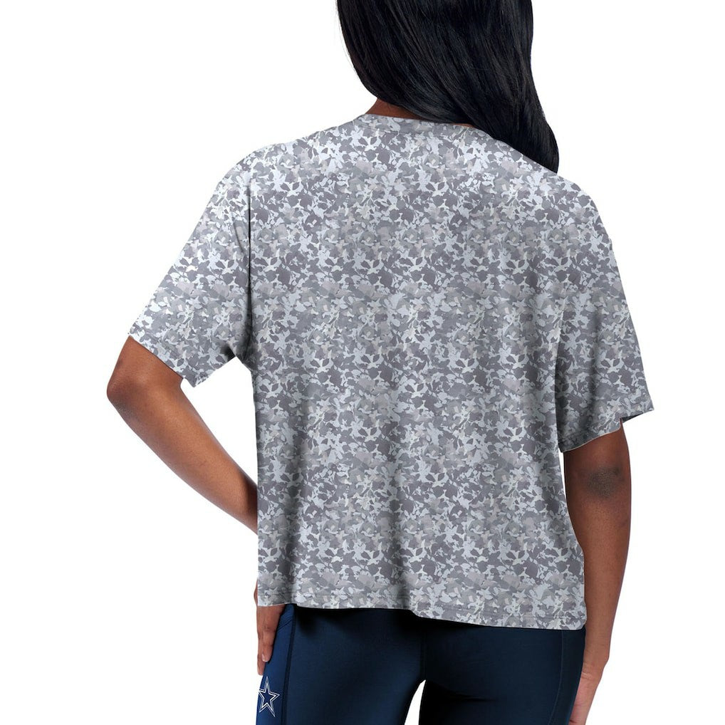 Dallas Cowboys Certo Women's Turnout T-Shirt - Charcoal - NFL