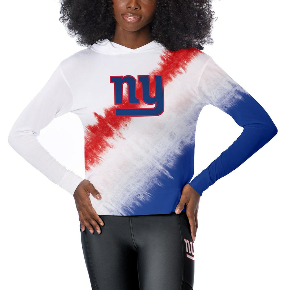 New York Giants Certo Women's Rundown Lightweight Pullover Hoodie - White - NFL