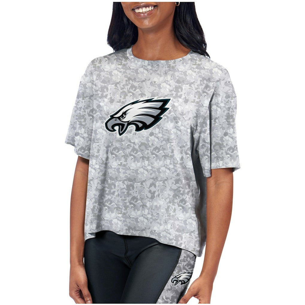 Philadelphia Eagles Certo Women's Turnout T-Shirt - Gray - NFL