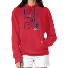 Boston Red Sox G-III 4Her by Carl Banks Women's Love Graphic Fleece Hoodie for sale