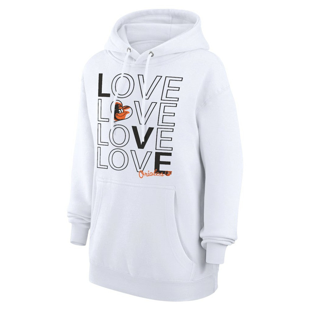 Baltimore Orioles G-III 4Her by Carl Banks Women's Love Graphic Fleece Hoodie Outlet