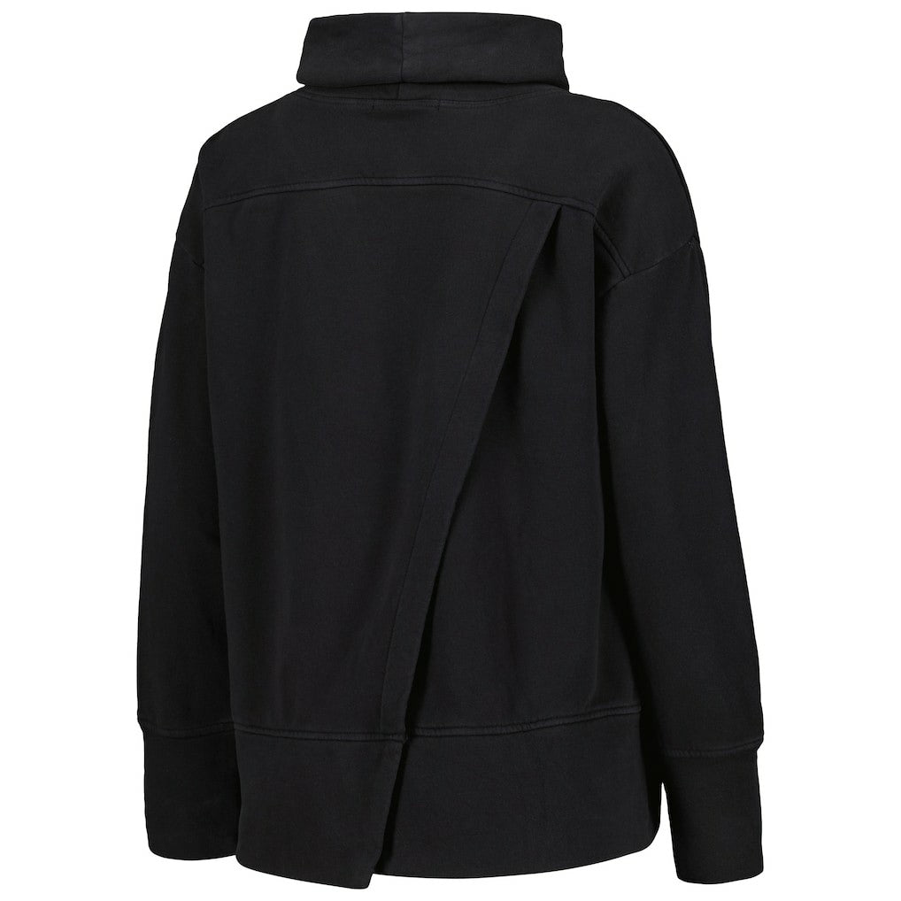 Brooklyn Nets Levelwear Women's Sunset Pullover Sweatshirt Black