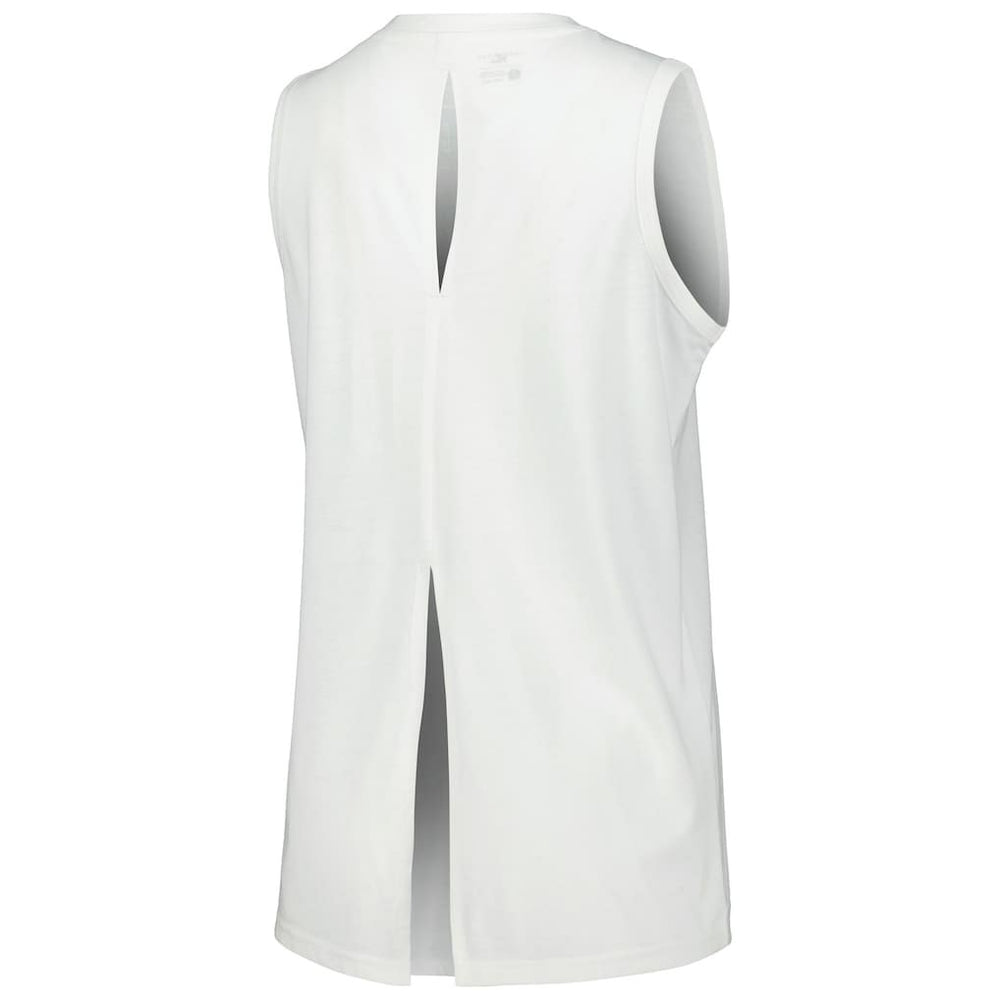 Brooklyn Nets Levelwear Women's Paisley Peekaboo Tank Top White