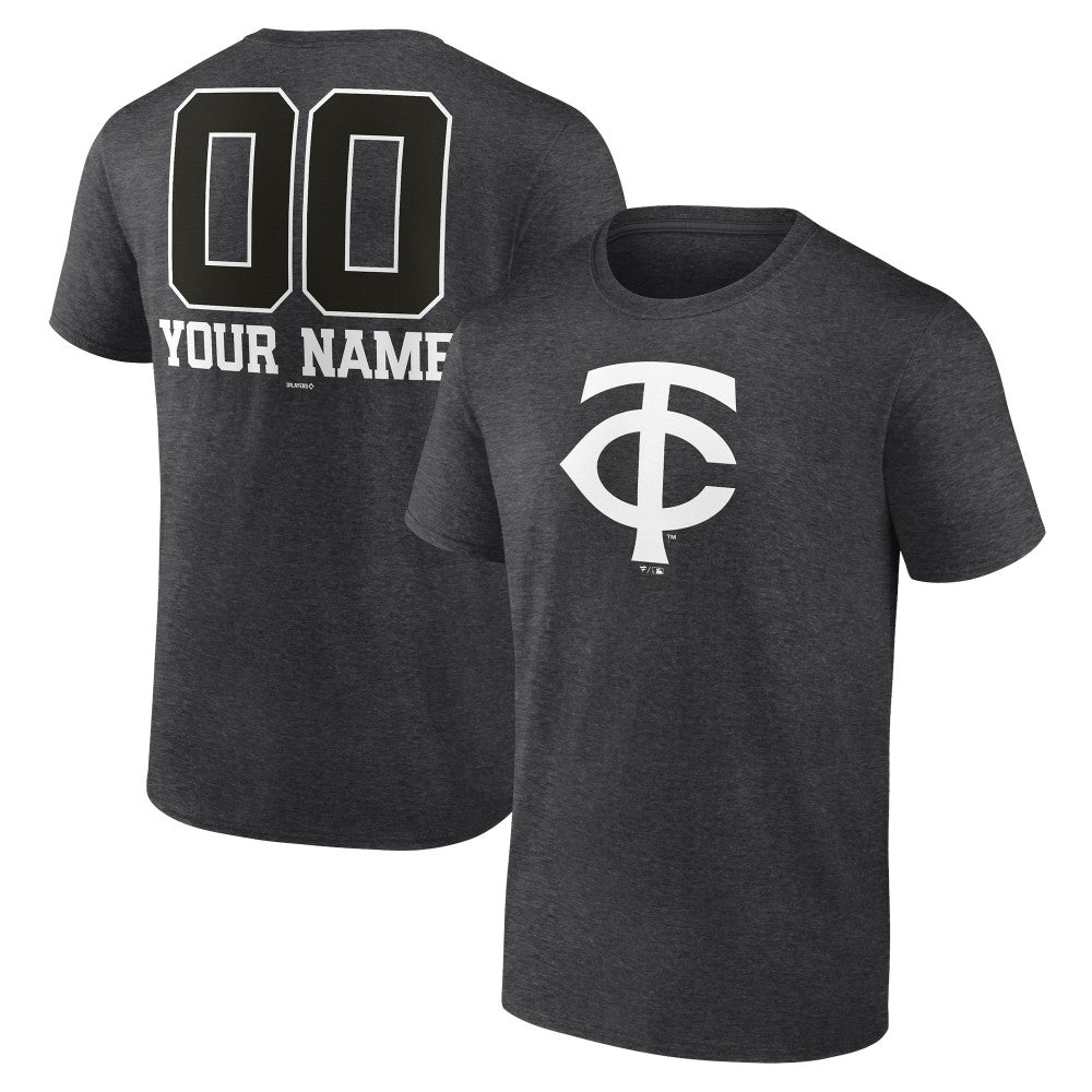 Minnesota Twins Personalized Monochrome Name & Number T-Shirt Discount