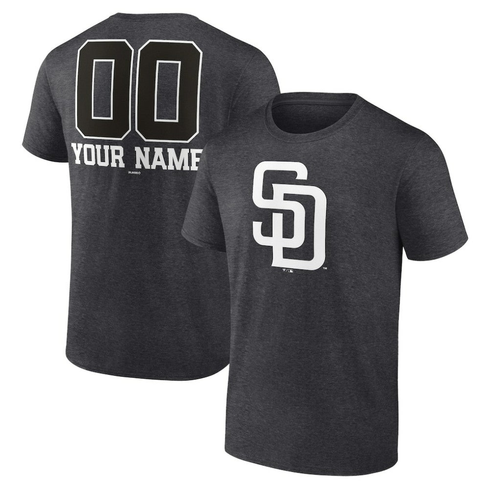 San Diego Padres Personalized Monochrome Name & Number T-Shirt Near Me