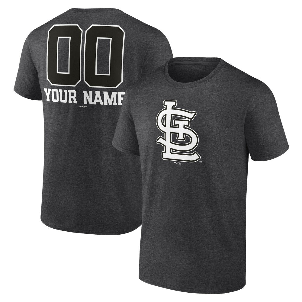 St. Louis Cardinals Personalized Monochrome Name & Number T-Shirt Outlet