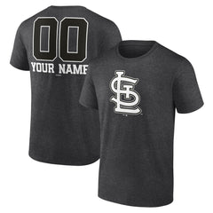 St. Louis Cardinals Personalized Monochrome Name & Number T-Shirt Outlet