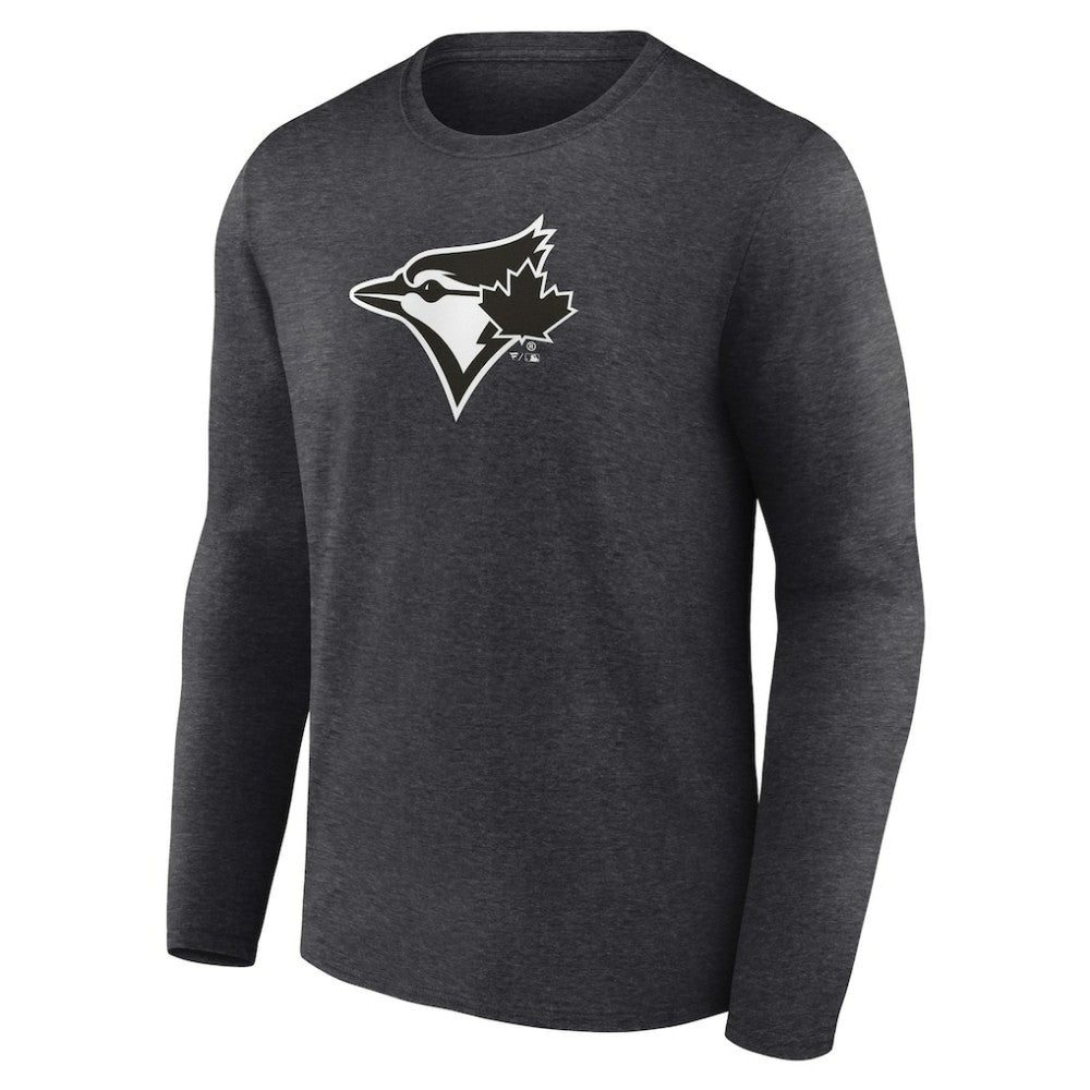 Toronto Blue Jays Personalized Monochrome Name & Number Long Sleeve T-Shirt Outlet