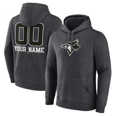 Toronto Blue Jays Personalized Monochrome Name & Number Pullover Hoodie Sale