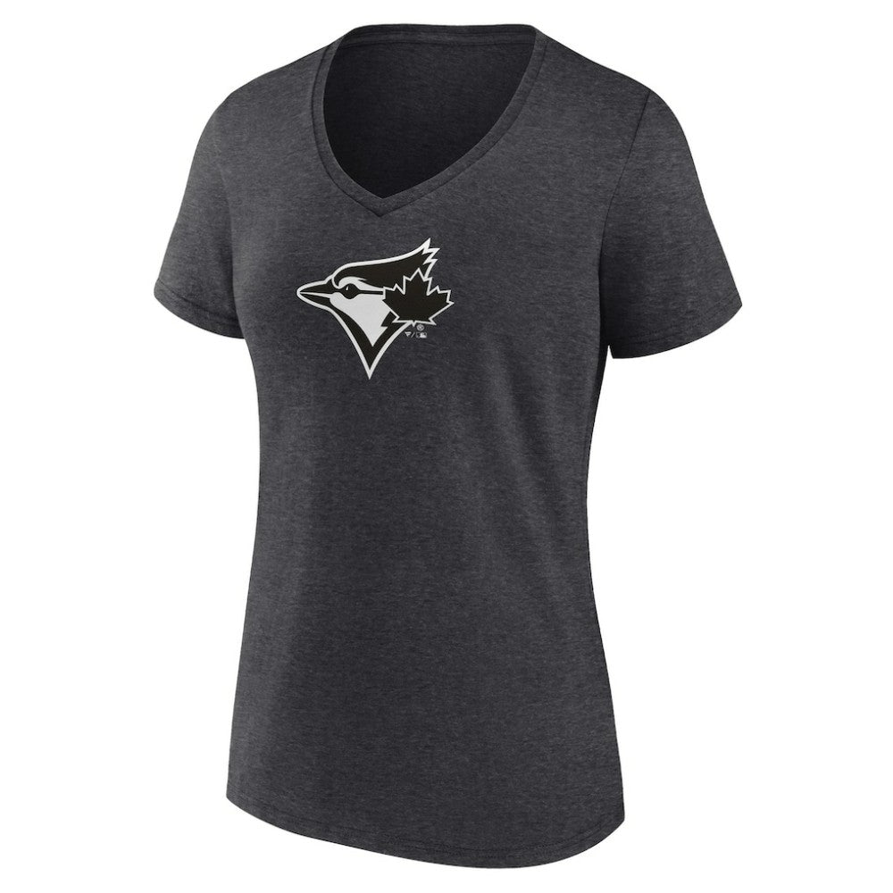 Toronto Blue Jays Women's Personalized Monochrome Name & Number V-Neck T-Shirt Outlet