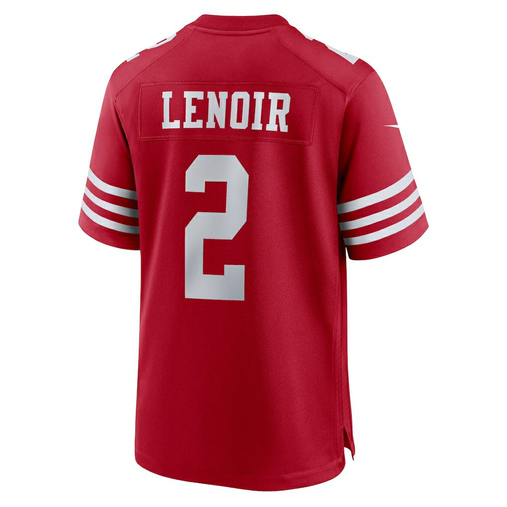 Deommodore Lenoir San Francisco 49ers Game Jersey - Scarlet - Nike