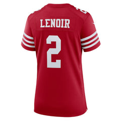 Deommodore Lenoir San Francisco 49ers Women's Game Jersey - Scarlet - Nike