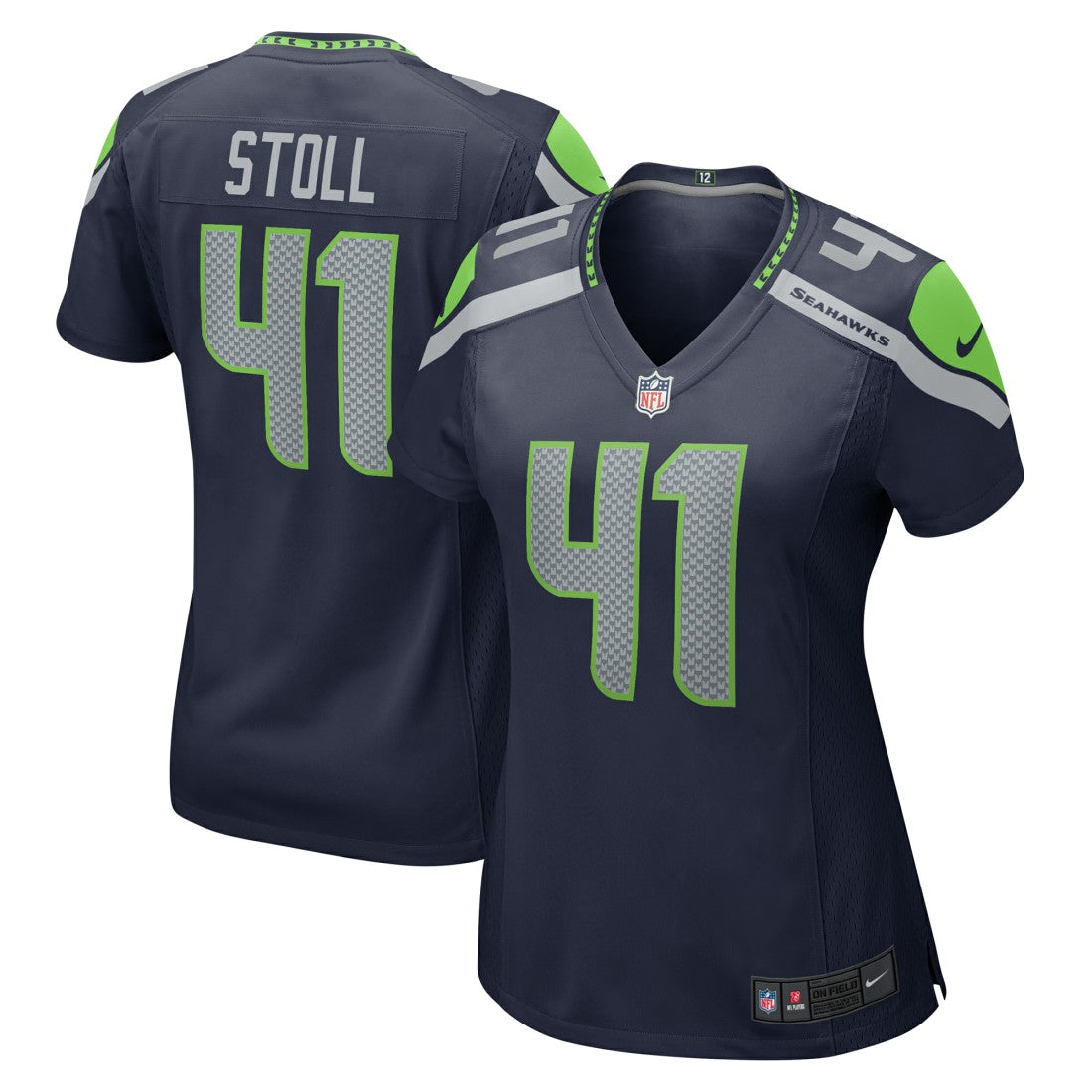 Chris Stoll Seattle Seahawks Women's Team Game Jersey - College College Navy - Nike
