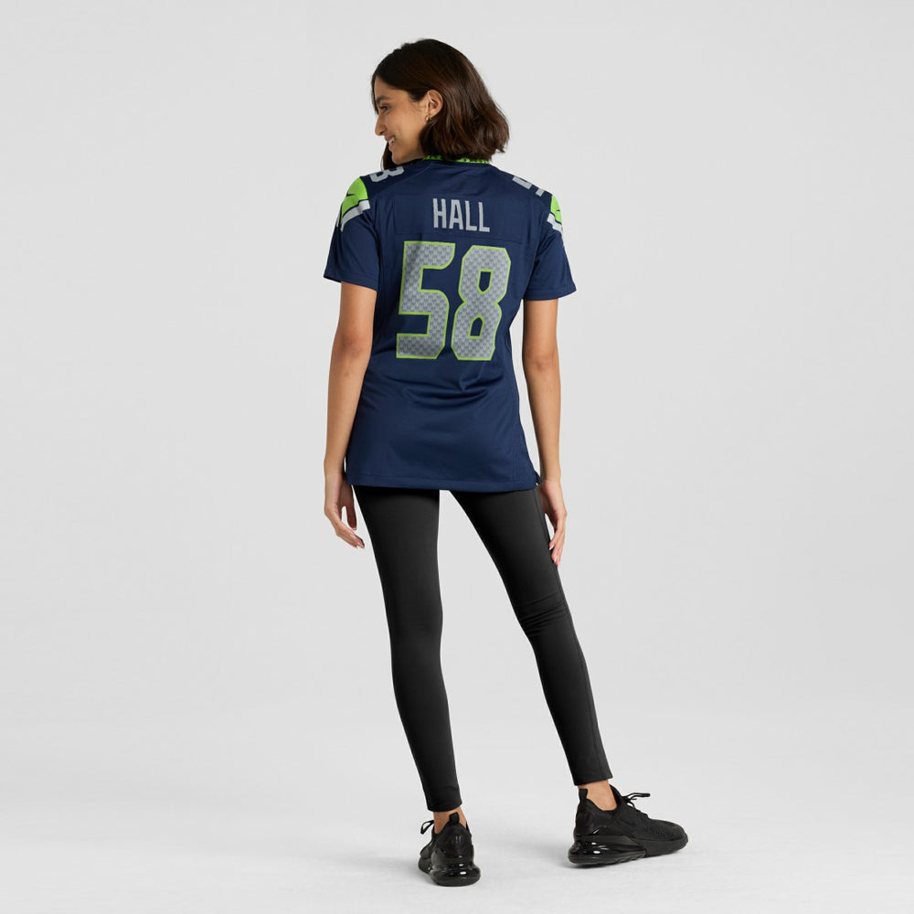 Derick Hall Seattle Seahawks Women's Team Game Jersey - College College Navy - Nike