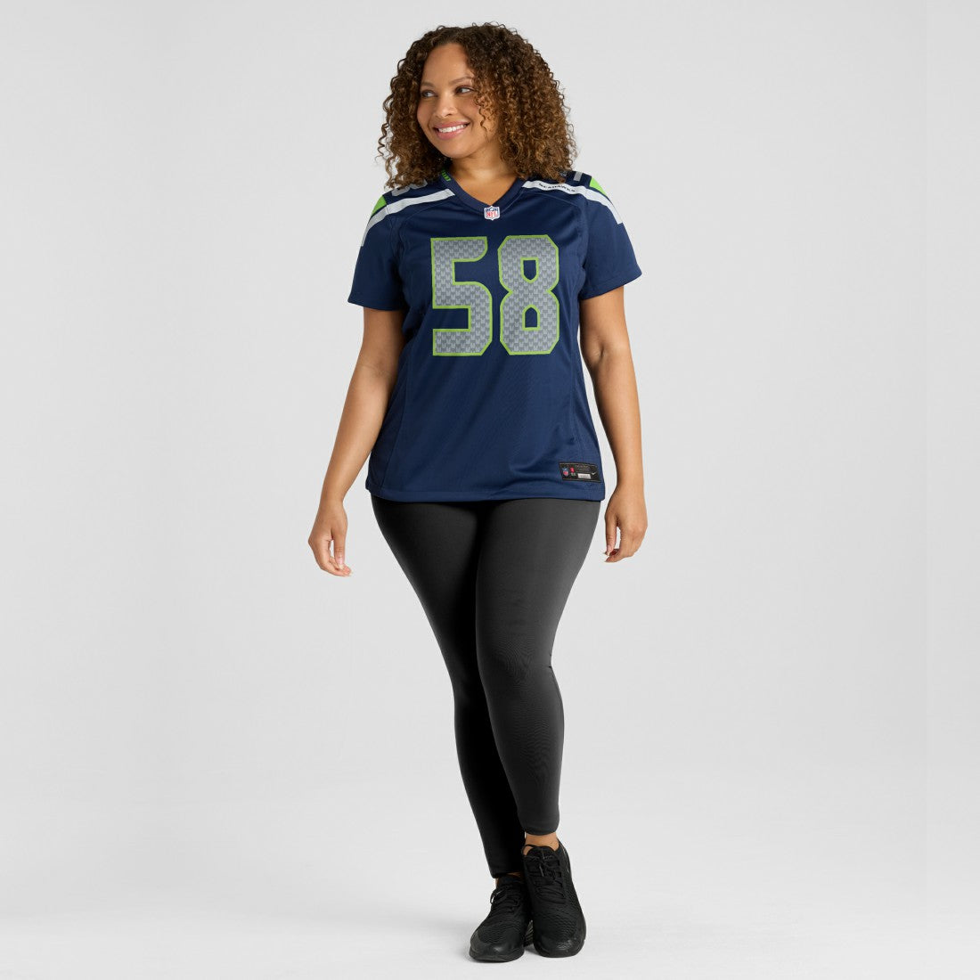 Derick Hall Seattle Seahawks Women's Team Game Jersey - College College Navy - Nike