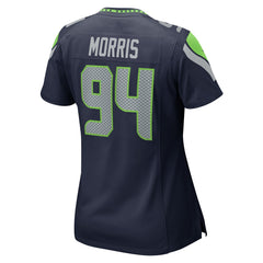 Mike Morris Seattle Seahawks Women's Team Game Jersey - College College Navy - Nike