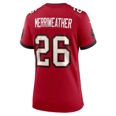 Kaevon Merriweather Tampa Bay Buccaneers Women's Game Jersey - Red - Nike