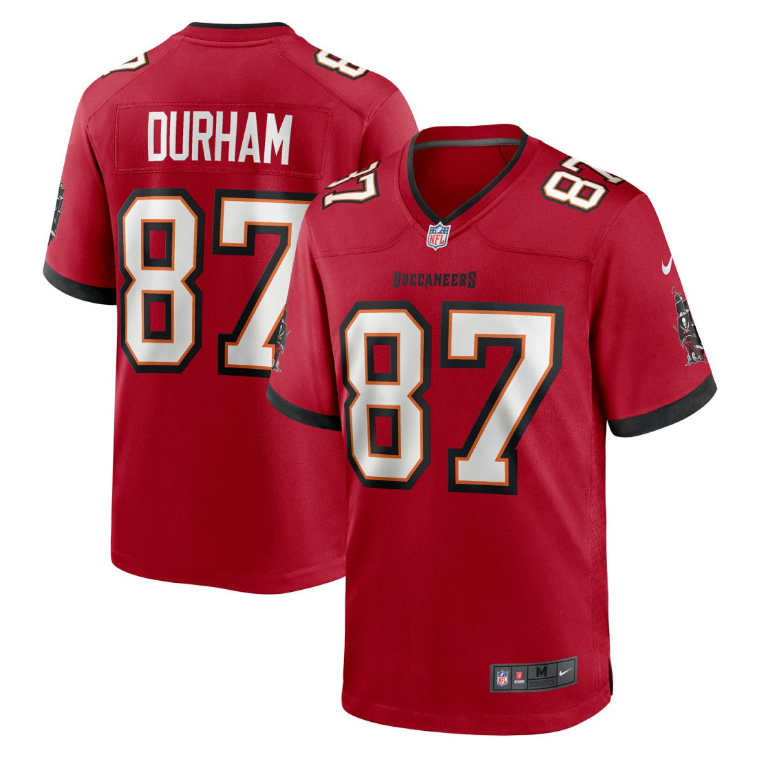 Payne Durham Tampa Bay Buccaneers Game Jersey - Red - Nike