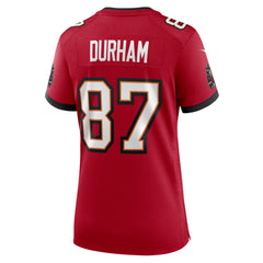 Payne Durham Tampa Bay Buccaneers Women's Game Jersey - Red - Nike