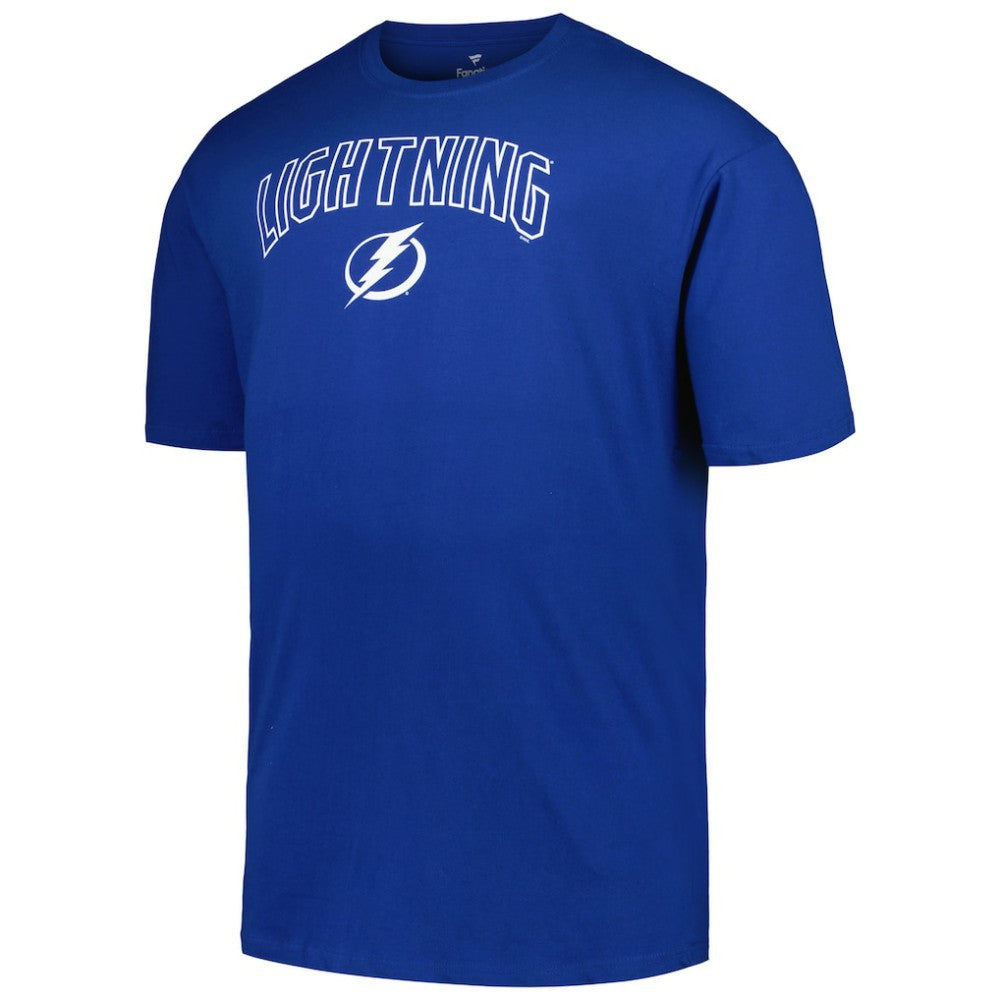 Tampa Bay Lightning Profile Big & Tall Arch Over Logo T-Shirt - Blue | NHL Lifestyle