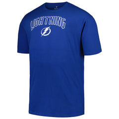 Tampa Bay Lightning Profile Big & Tall Arch Over Logo T-Shirt - Blue | NHL Lifestyle
