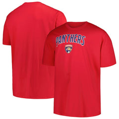 Florida Panthers Profile Big & Tall Arch Over Logo T-Shirt - Red | NHL Lifestyle