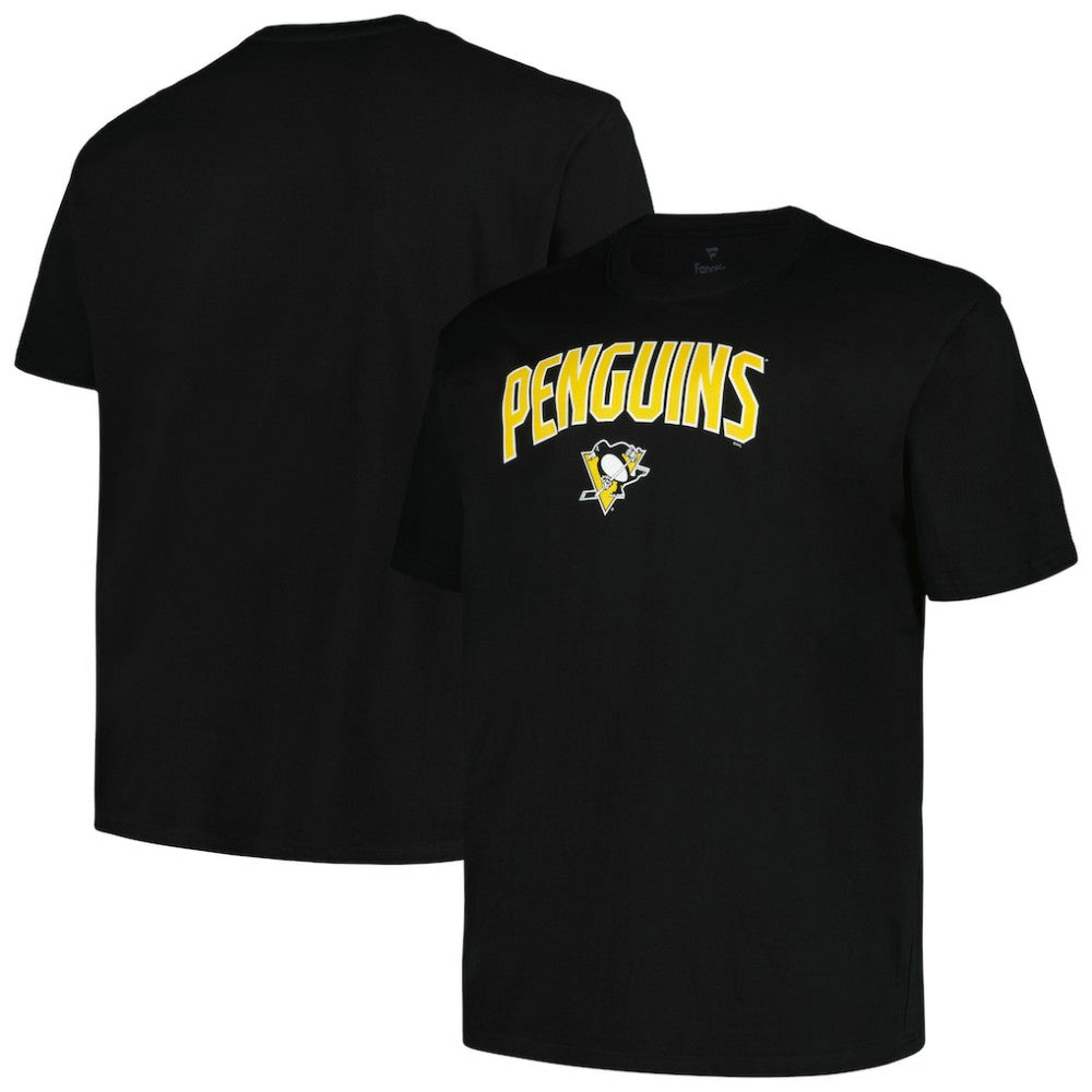 Pittsburgh Penguins Profile Big & Tall Arch Over Logo T-Shirt - Black | NHL on sale