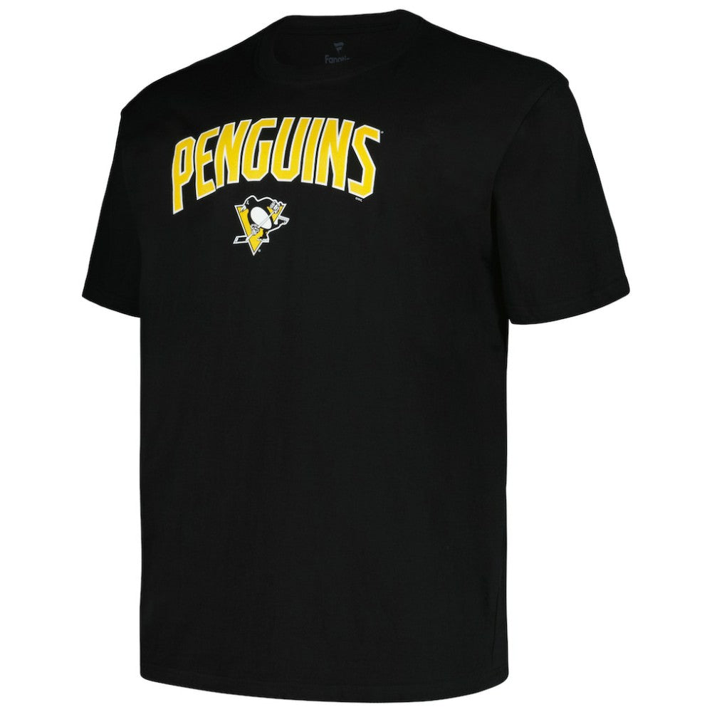 Pittsburgh Penguins Profile Big & Tall Arch Over Logo T-Shirt - Black | NHL on sale