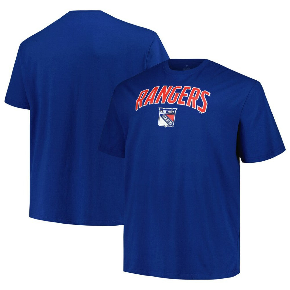 New York Rangers Profile Big & Tall Arch Over Logo T-Shirt - Blue | NHL sale