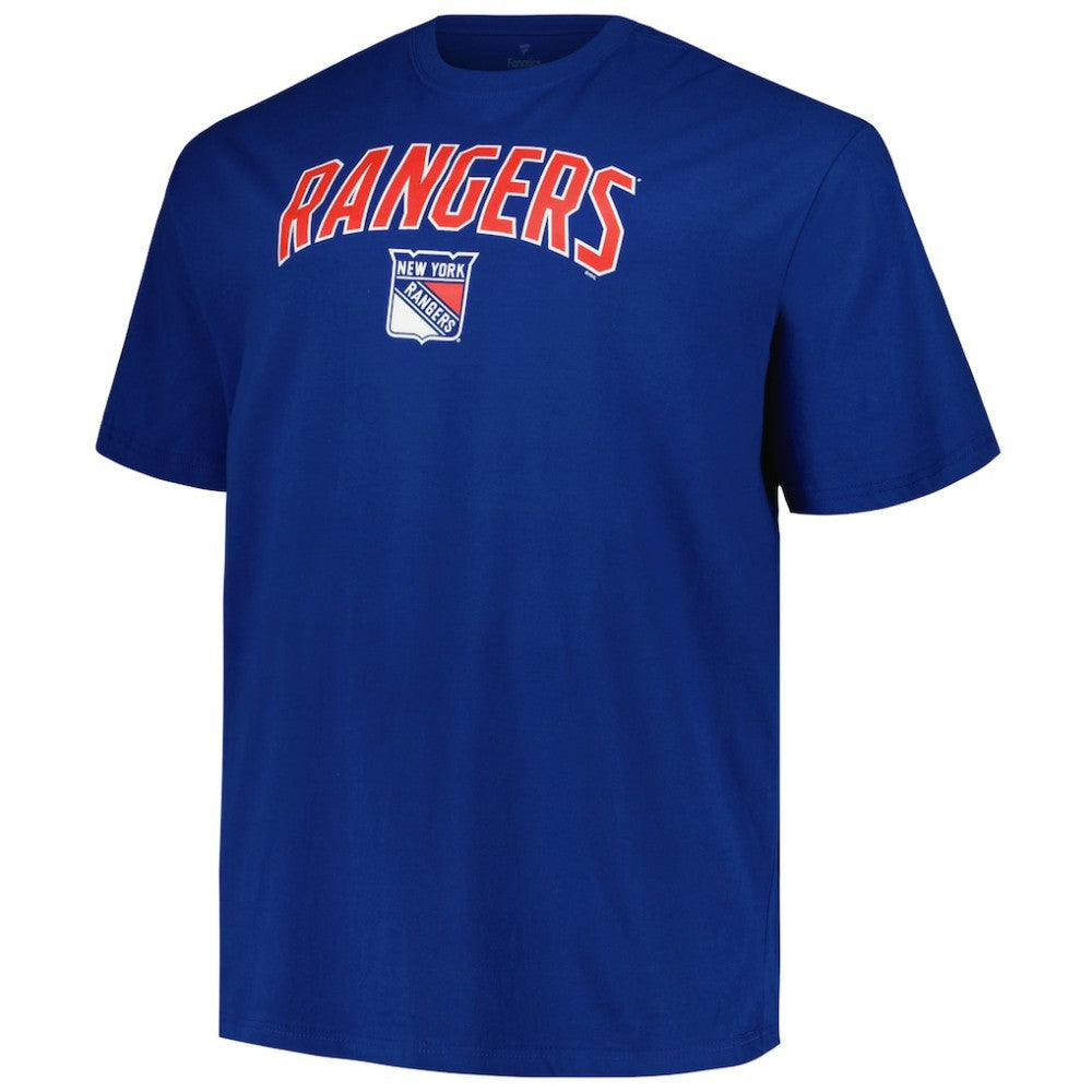 New York Rangers Profile Big & Tall Arch Over Logo T-Shirt - Blue | NHL sale